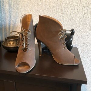 3 for $20! Brown Peep Toe Heels